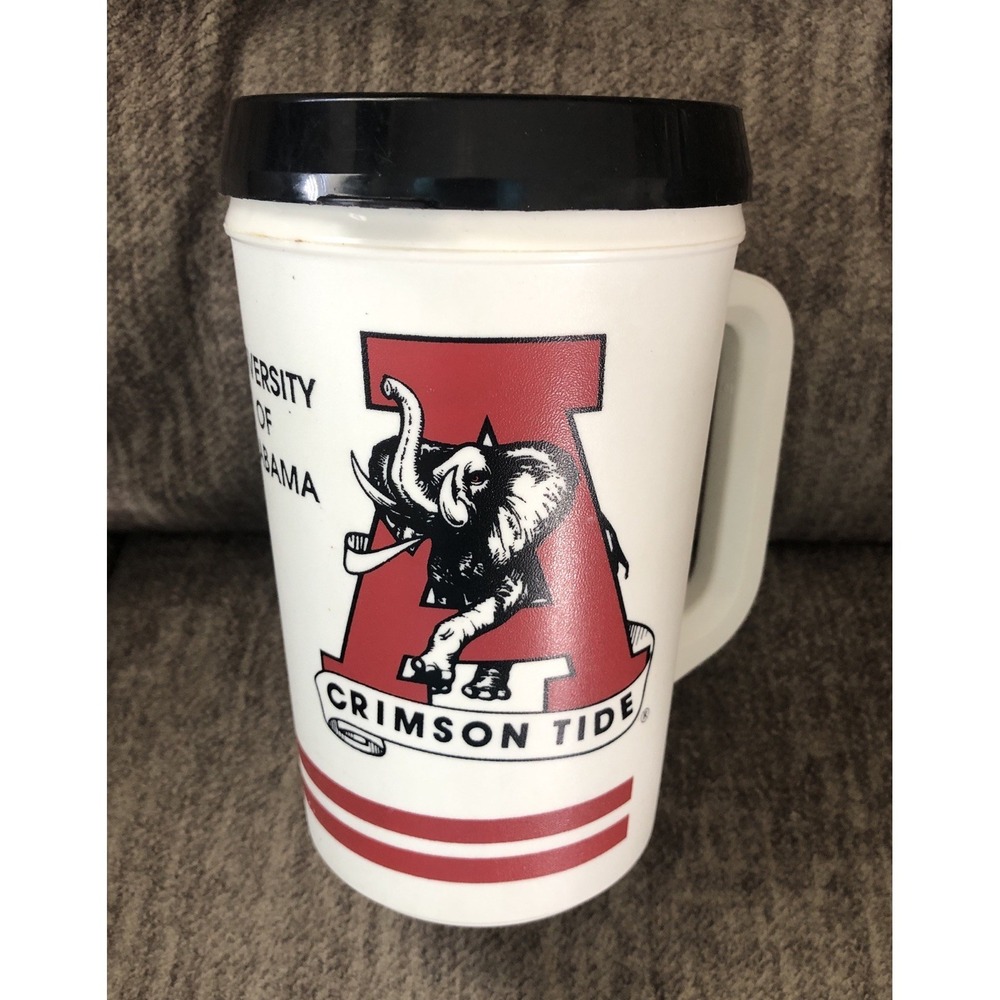 Vintage Aladdin Alabama Crimson Tide Mug Cup 16oz Made USA 🇺🇸